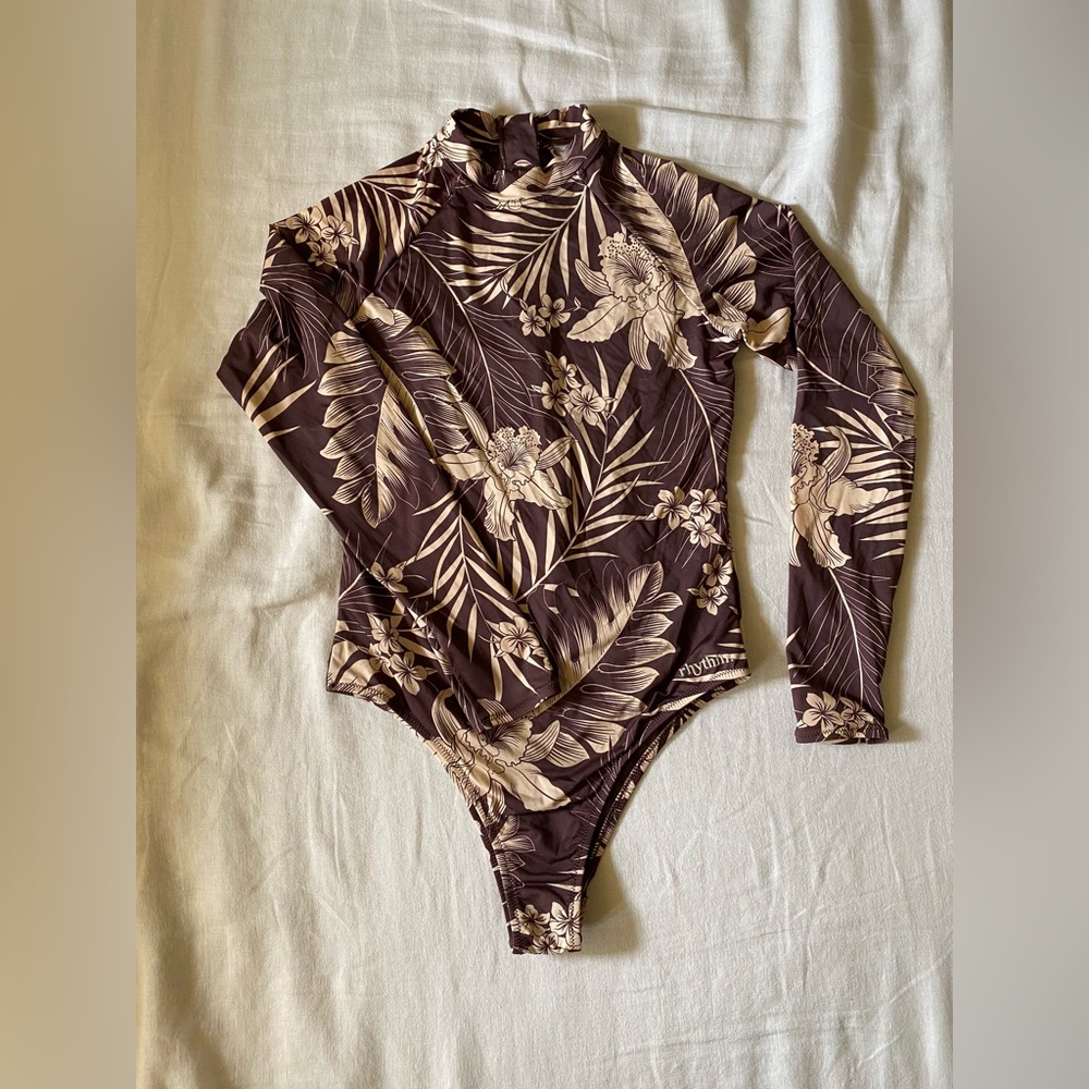 Rhythm Swimwear long sleeve one piece